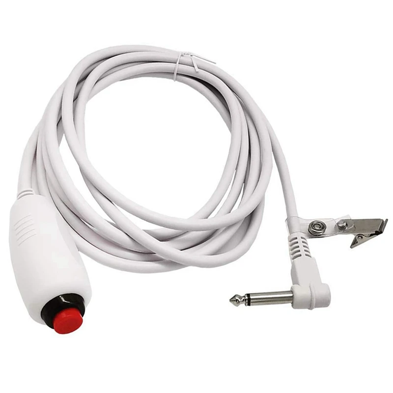 

20X Nurse Call Cable 6.35Mm Line Nurse Call Device Emergency Call Cable With Push Button Switch