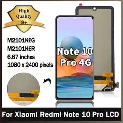 NEW M2101K6G Display for Xiaomi Redmi Note 10 Pro LCD Touch Screen Digitizer Assembly Parts for Redmi note10pro M2101K6G display