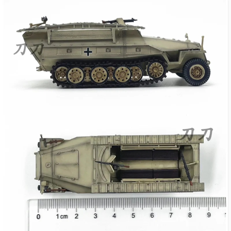 الحرب العالمية الثانية SSD الألمانية ، مقياس 1:72 ، KFZ سيارة مصفحة هندسية نصف مجنزرة ، نوع D ، مركبة قتالية عسكرية ، Weilong ،