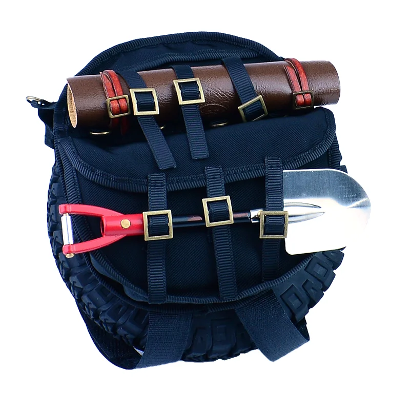 1/10 RC Crawler Car Simulation Spare Tire Backpack Model for Traxxas TRX4 Defender SCX10 Yikong MK07 MJX H8H FMS