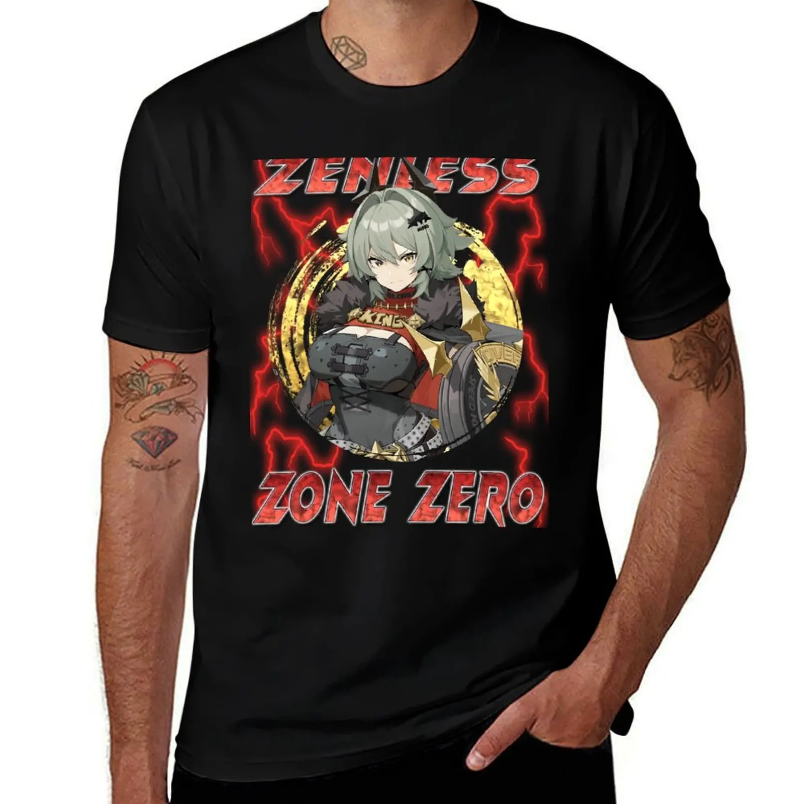 Zenless Zone Zero - Caesar King T-Shirt Large Size Soft Cotton T-Shirt