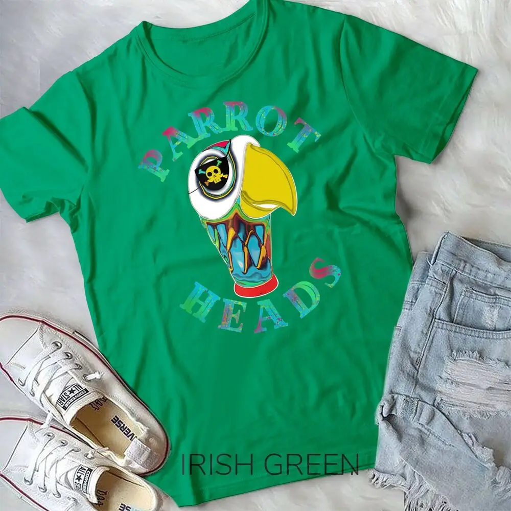 Parrot Heads Fan Fun In The Sun Designs Unisex T-shirt