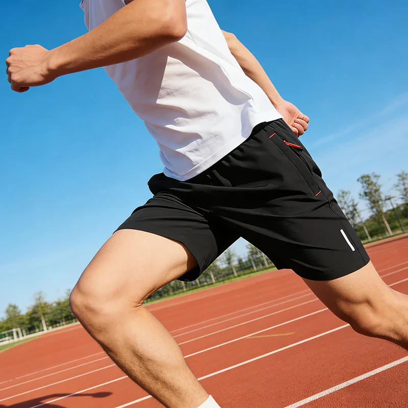 

Summer New Arrival Sports Shorts Boxers Briefs Swimming Trunks Elastic Waist Quick Drying Trousers With Pockets Running Jogger