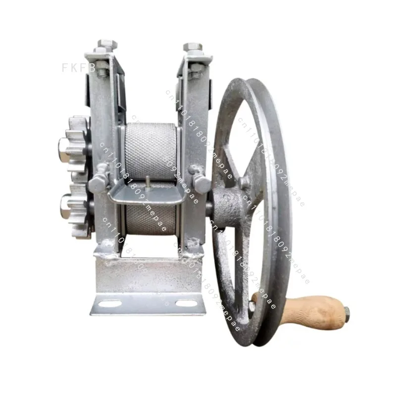 Manual Bamboo Strip Splitter Machine, Portable Handheld Tool for Layering & Splitting, Adjustable Thickness Wood Processing
