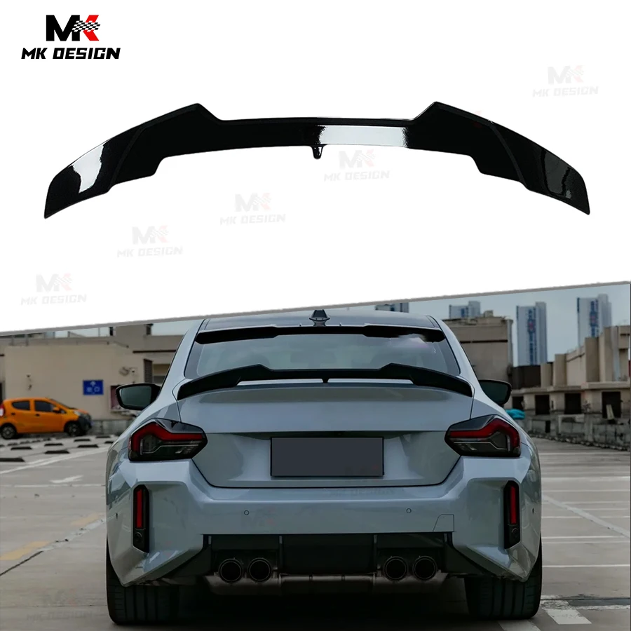 

Gloss Black VTEN Style Rear Trunk Lip Spoiler for BMW G87 M2 2022-IN Rear Spoiler Trunk Lip Wing Car Accessories