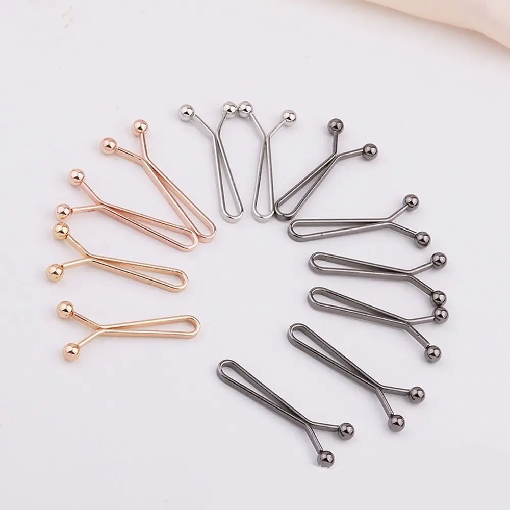 12pcs U-shaped Headscarf Pearl Pins for Women Shawl Bandana Brooch Headscarves Clips Hijab Pins