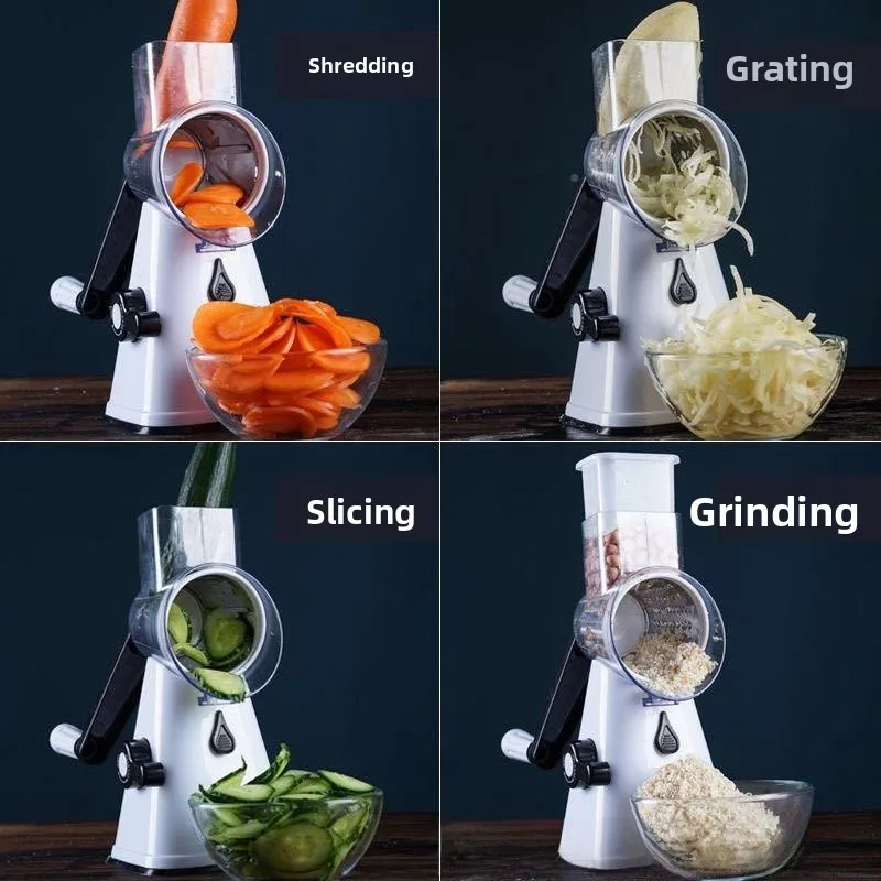 Multi-Function Kitchen Vegetable Cutter Hand Rock Cutting Machine Potato Thread Shredder Dicing Tool B10004 Food Preparation ...