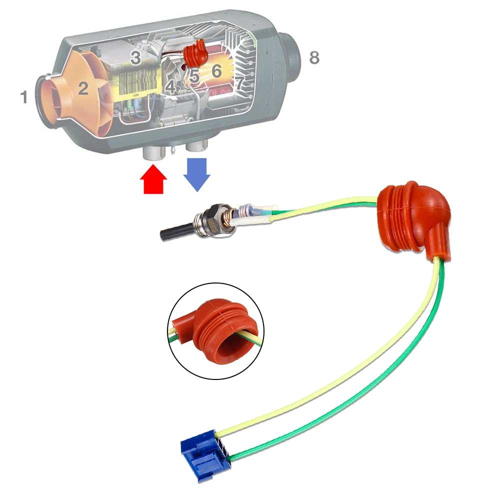 12V Ceramic Glow Plug for Car Boat Air Parking Heater Part Ceramic Pin Glow Plug For Eberspacher Webasto Heater Accessories