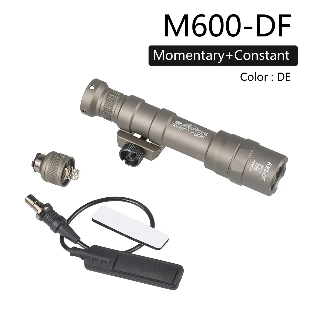 Tactical Surefire M600 M340 DF M640 SF Flashlight M340V Scout Light 20mm Picatinny Rail Mount Airsoft Hunting Light Lamp image 3