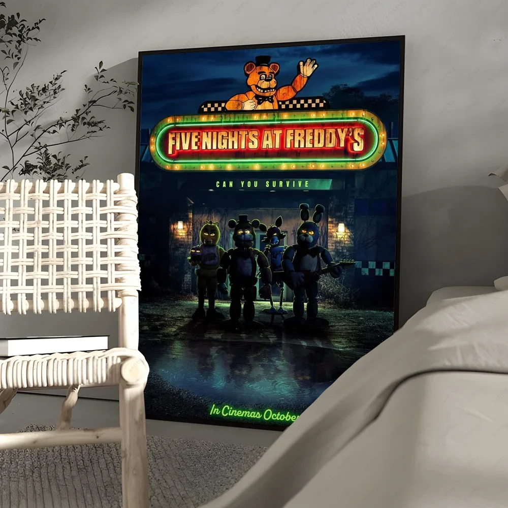 Fnaf Five-Nights-At-Freddys klassisches Poster, Wandkunstdruck, geeignet für Wohnzimmer, Schlafzimmer, Bar, Salon, Heimdekoration, Geschenk – Detail 15