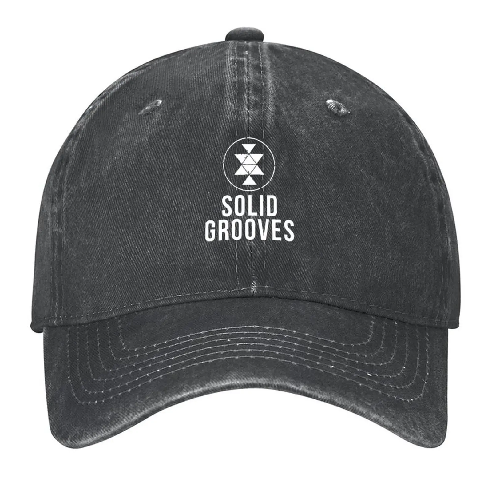 

SOLID GROOVES RECORDS T SHIRT Rave T Electronic Music Festival Ibiza Party House Baseball Cap