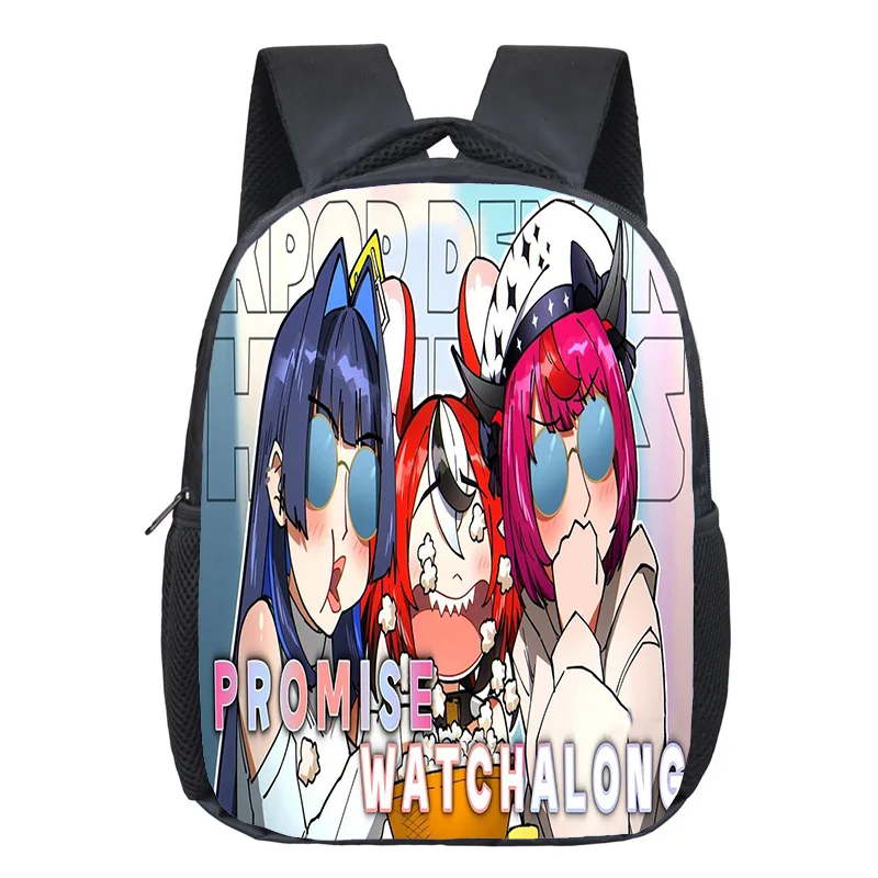 الكرتون KPop شيطان الصيادين المدرسية صبي فتاة حقيبة ظهر عادية 12 بوصة موضة لتقوم بها بنفسك حقائب الظهر طفولية لطيف وتنفس Mochila