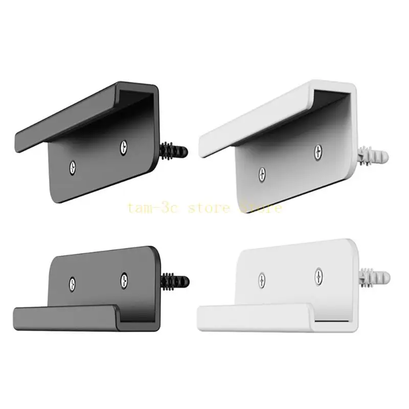 Wall Mounted Phones Tablets Holder Plastic Self Adhesive Phones Rack Bathroom D0UA