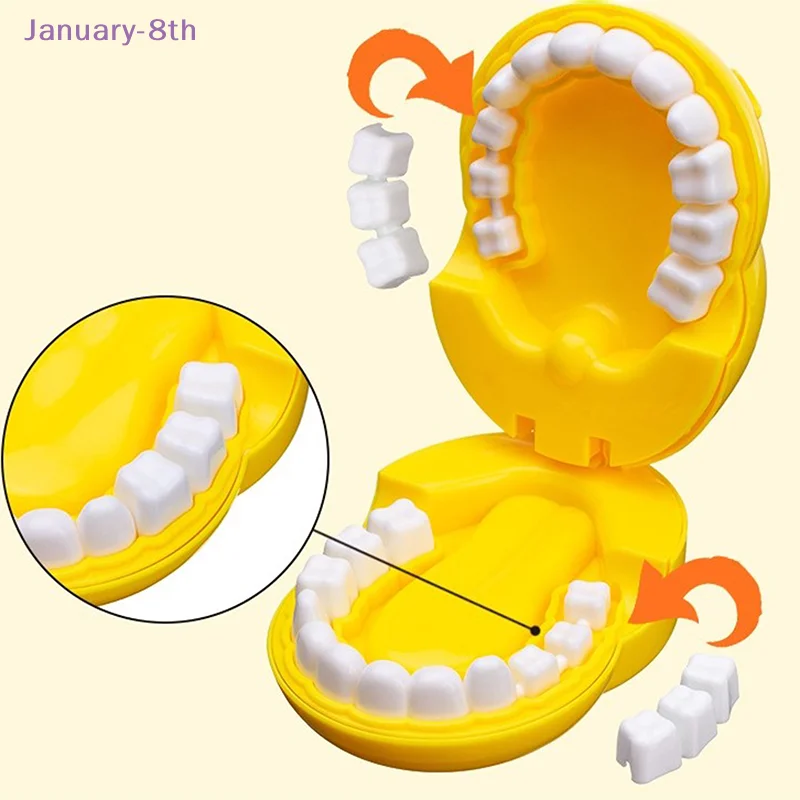 1 PCS Cute Teeth Model With Brush Giraffe Demo Teaching Study Learning Model Kids Children Brushing Toys Dentisty Clinc