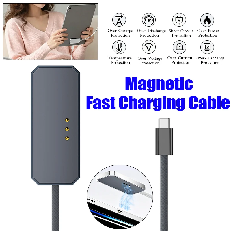 18W/35W Magnetic Wireless Charger with Overvoltage Protection for iPad Air 4/5 10.9