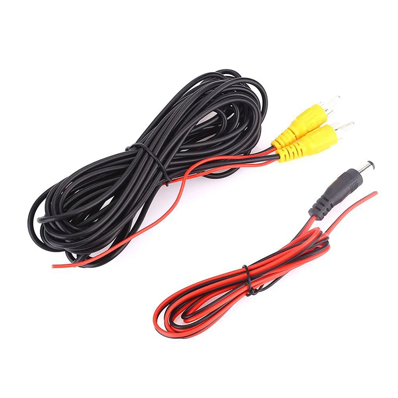 

6M RCA Video Cable Extension Wire Adapter For Car RearView Backup Camera Car Multimedia Monitor 2.5mm Interface Power Cord