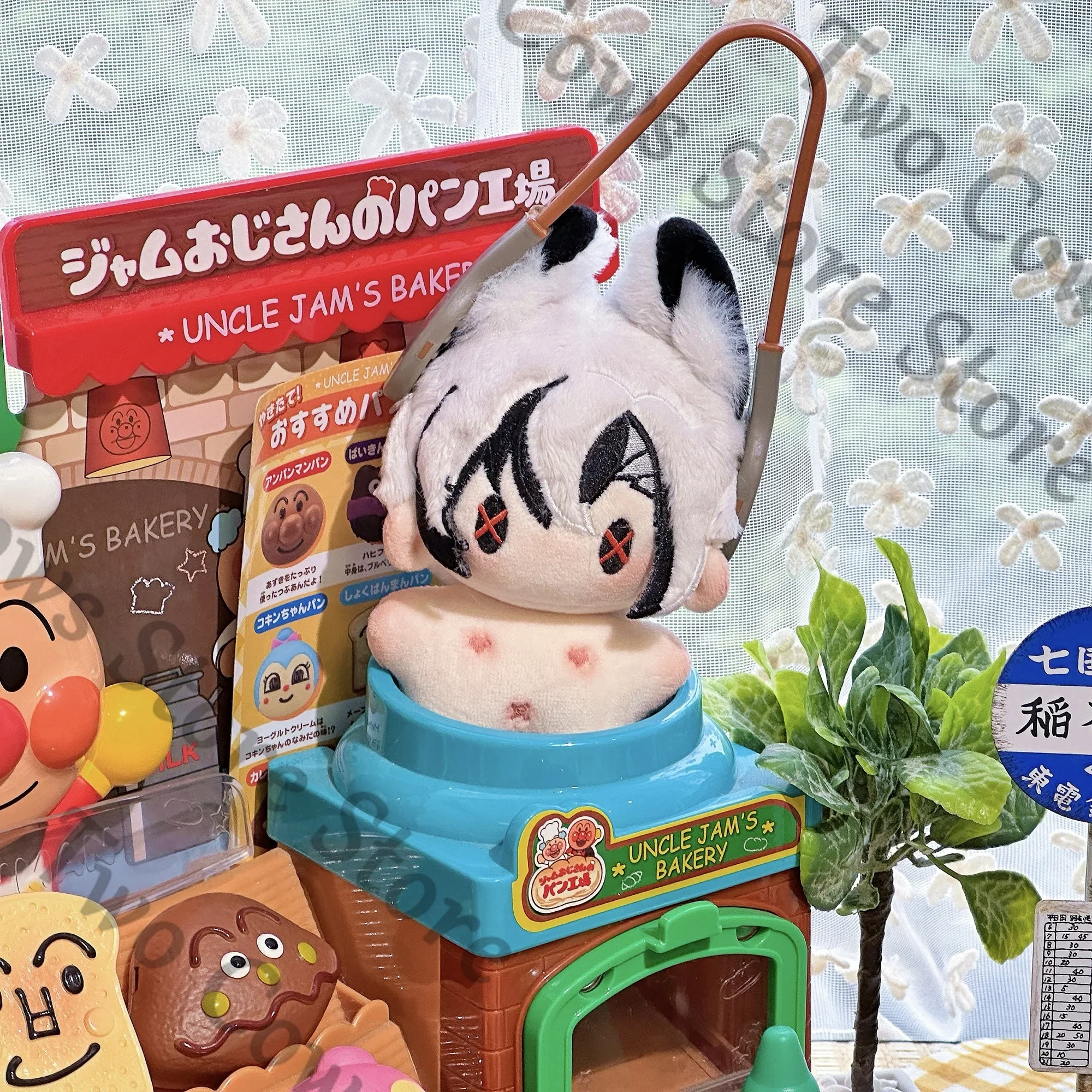 Gefüllte 10 cm Anime Genshin Impact Arlecchino Cosplay Plüsch Baumwolle Spielzeug Seestern Körper Puppe Cartoon Nette Puppen Maumet Puppet Geschenk