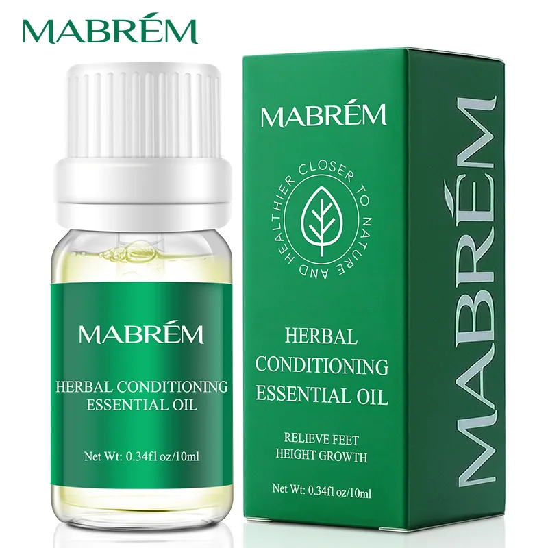 MABREM Herbal Growth Enhancement Oil Conditioning Body Grow Taller Increase Height Soothing Foot Health Promot Bone Growth Oil