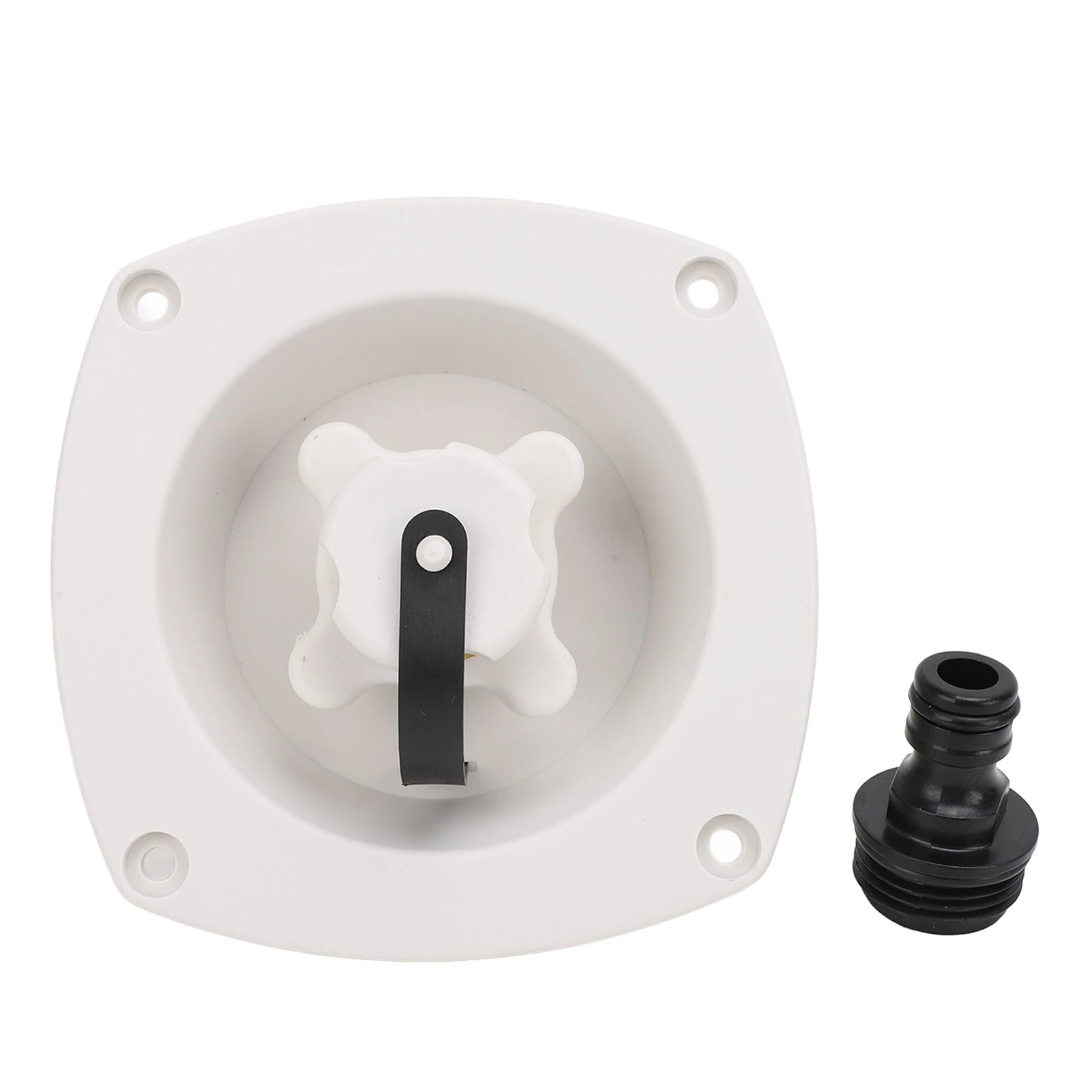 RV City Water Inlet with Connector Efficient Use Enhanced Safety City Water Fill Inlet Connector for Motorhome ATV Yacht