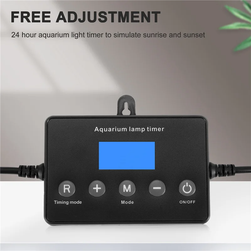 Smart LED Aquarium Light Timer e Dimmer, dimmer do tanque de peixes, modulador