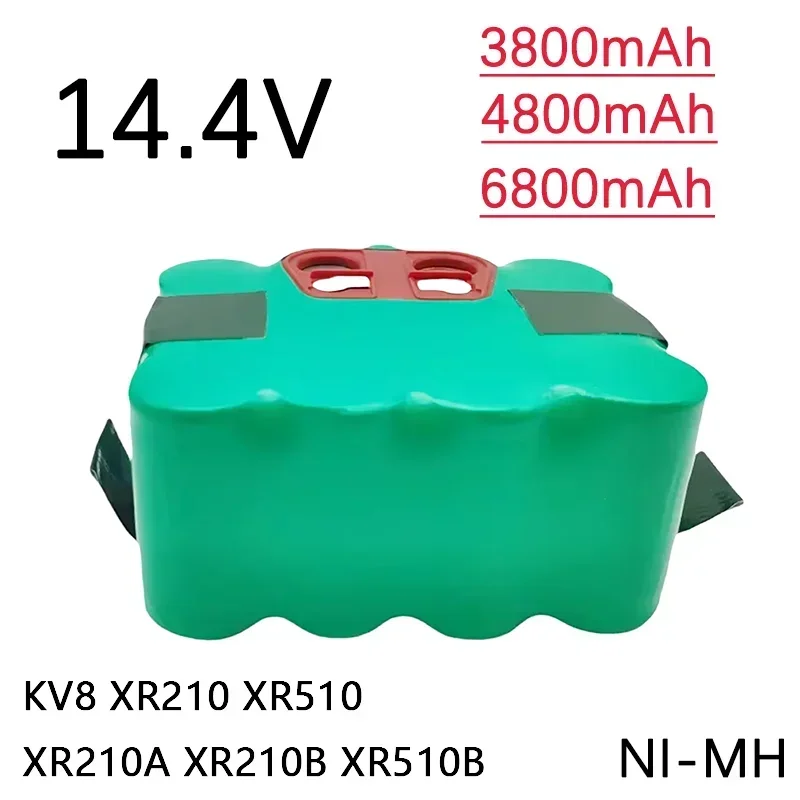 SC Ni-MH 14.4V 6800mAh rechargeable battery pack for KV8 XR210 XR510 XR210A XR210B XR510B XR510D Vacuum Cleaner Sweeping Robot