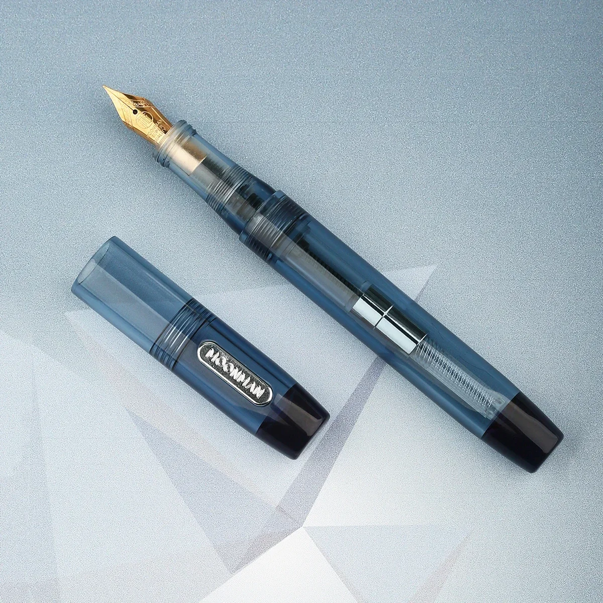

MAJOHN C3 Dropper Resin Fountain Pen Transparent with Converter Iridium Extra Fine Fine Nib Large-Capacity Writing Set