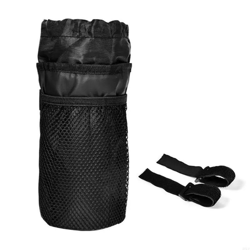 

R6FE Bicycles Insulated Drink Cup Holder, Handlebar Frame Strap on Water Bottle Storage Bag with Shoulder Strap for Travel