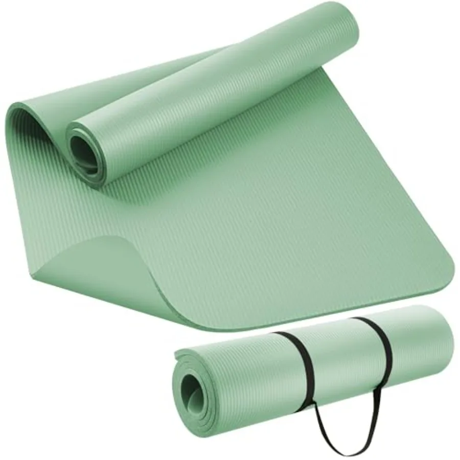 

Extra Thick NBR Yoga Mat for Women and Men, 15mm Thick, 72"x32" Large Exercise Mat with Non-Slip Workout Mat for Yoga, Pilates,