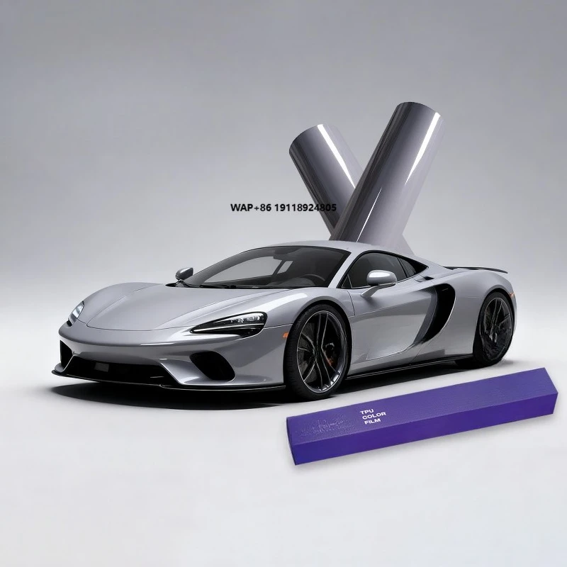 TPU Color Ppf Light Gray Car Wrap Full Body Matte Gloss Ppf Paint protection Film Color Change Vinyl Wrap Film Rolls for Car