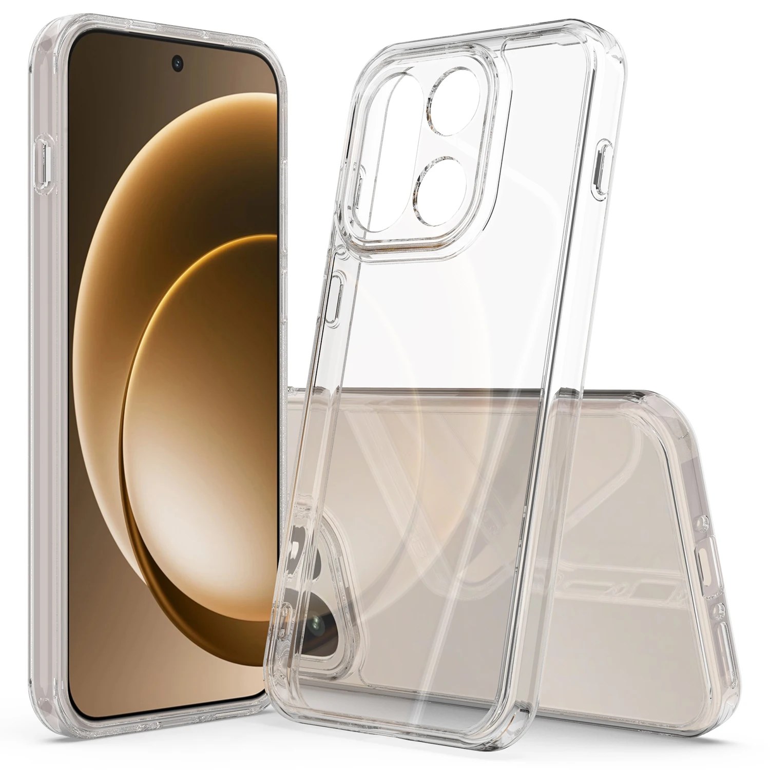 Airbag ShockProof Soft TPU+Arcylic Clear Back Phone Cases For OnePlus 15 OnePlus15 5G Cover