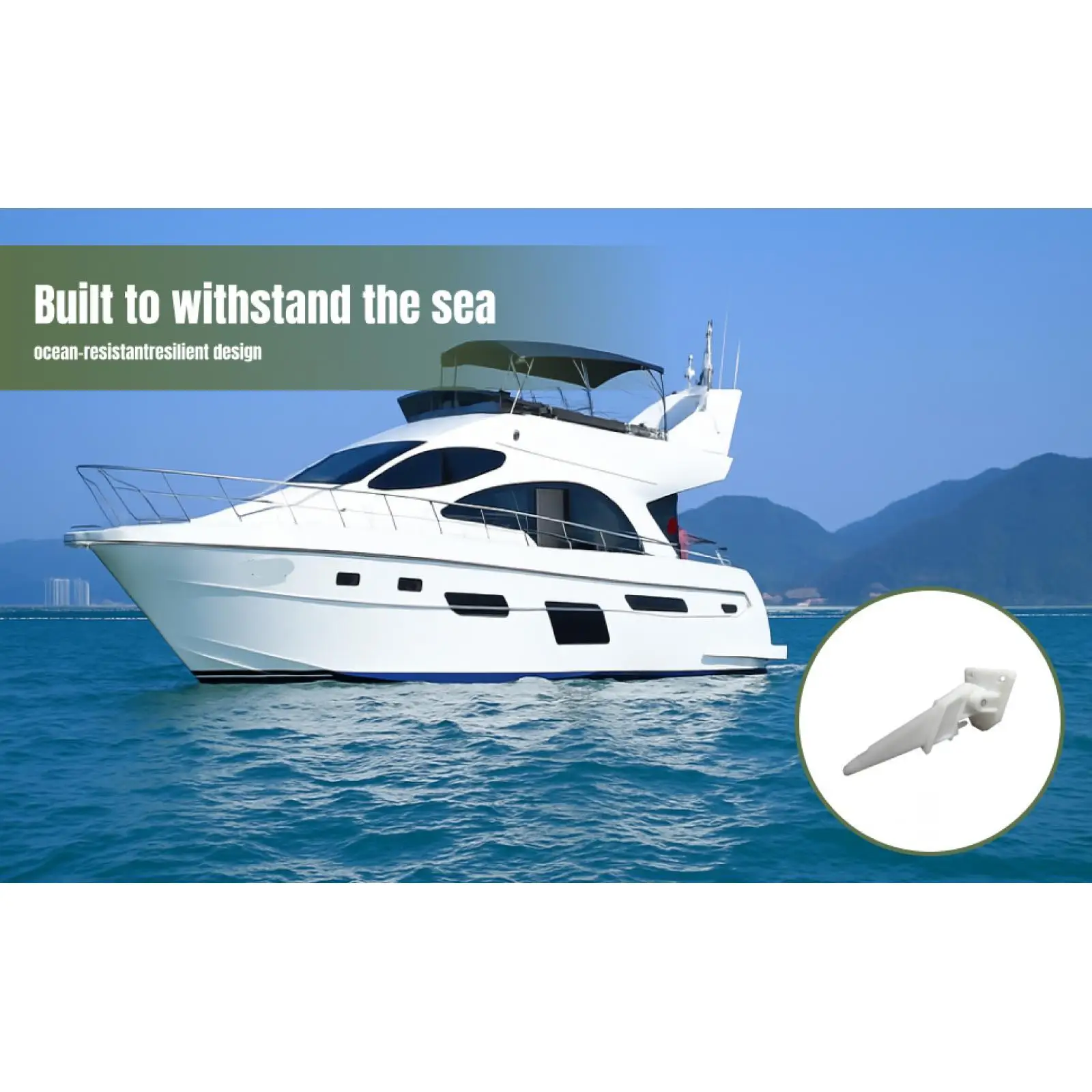 เกจวัดความเร็วเรือ แบบก้านโยก 80 ไมล์ต่อชั่วโมง ใหม่