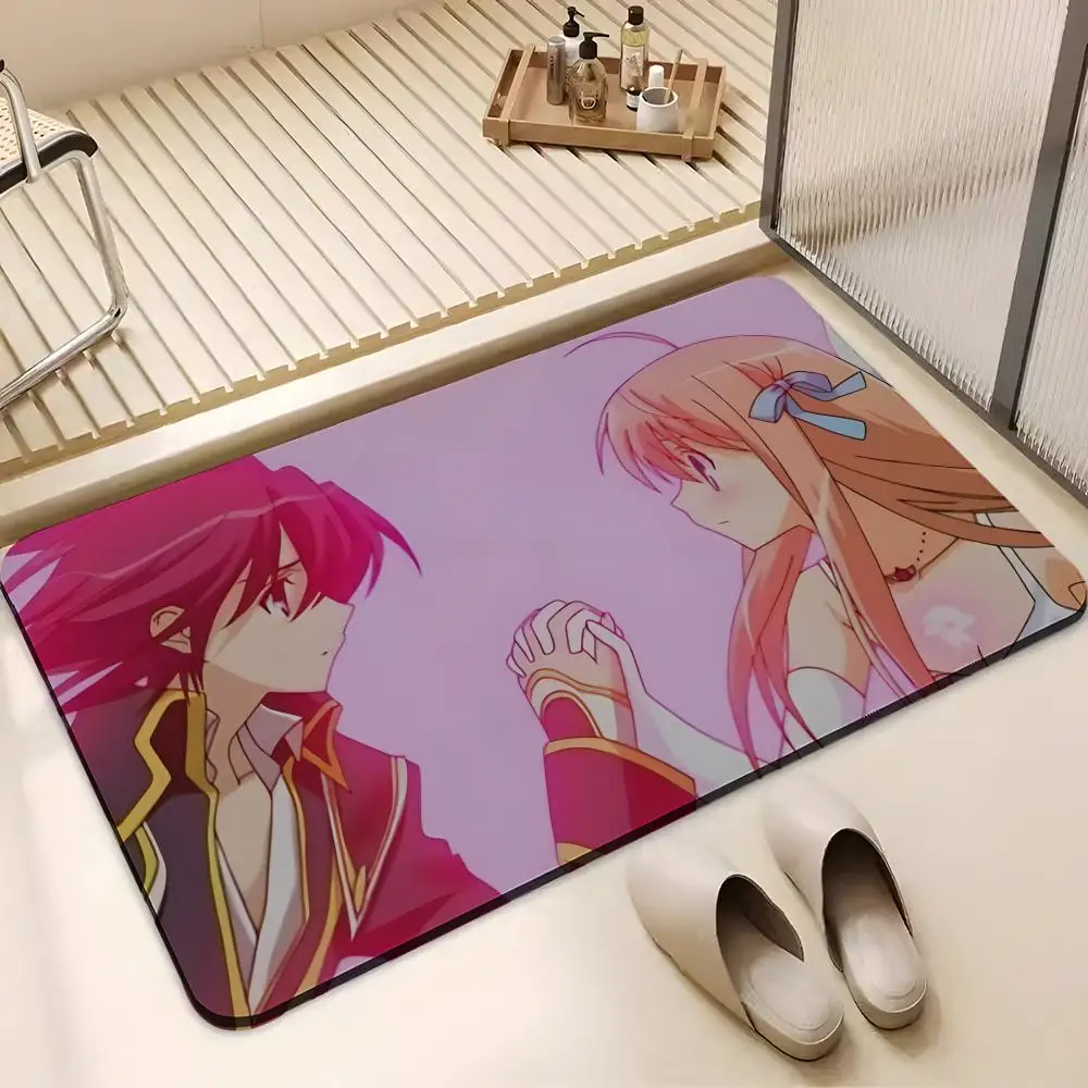 ANIME K-Kyoshiro to T-Towa Floor Mat Absorbent Floor Mat Non-Slip Entrance Rug for Bathrooms Restrooms and Toilets