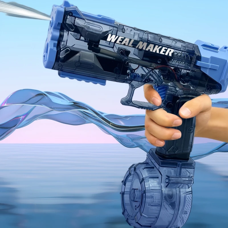 Pistola de água automática infantil, brinquedos de alta pressão, gelo, forte, verão, ao ar livre, praia, jogos de luta, elétrico, crianças