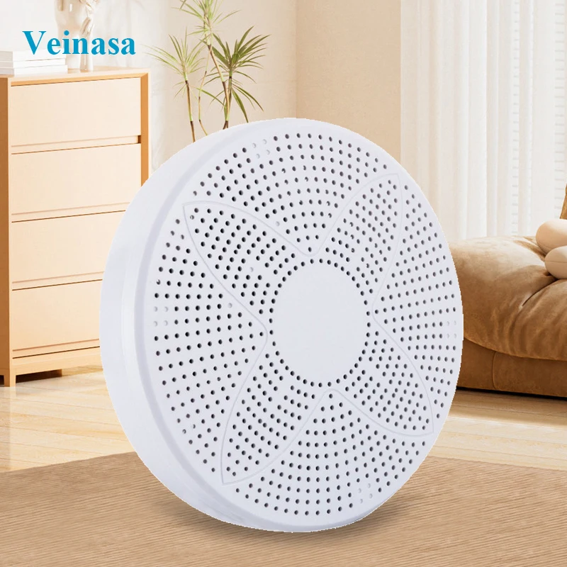 

2026 IAQS007Y 7-in-1 Indoor Air Quality Monitor CO2 Formaldehyde TVOC PM2.5 PM10 Temperature & Humidity -20~60 5-95%RH Ranges