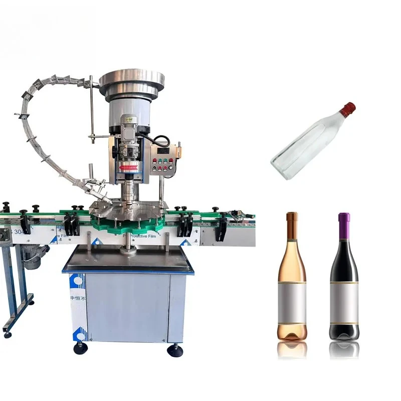 Glass Bottle Ropp Capping Machine For Aluminum Caps Automatic