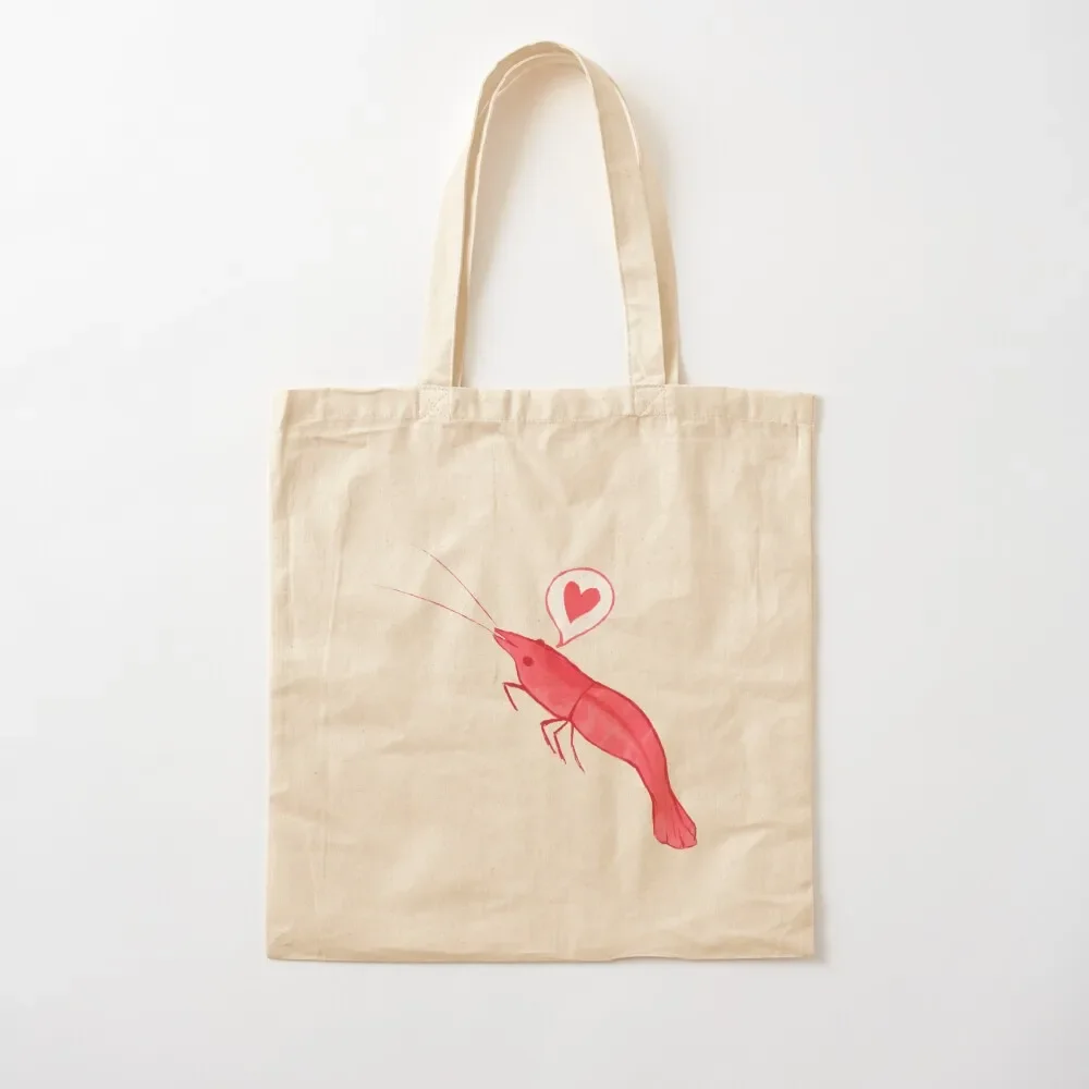 Cherry Shrimp Tote Bag Canvas canvas tote bags Tote Bag