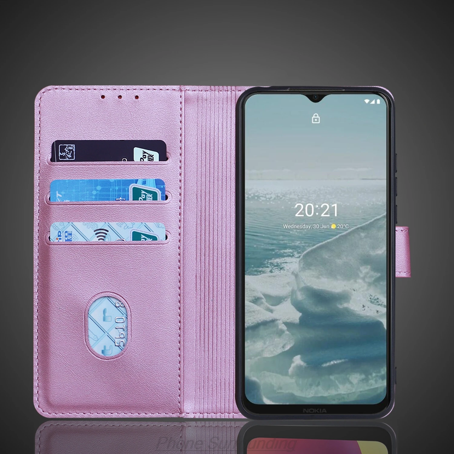 Wallet Flip Cover Pu Leather Case for Nokia G10 / Nokia G20 Card Holder Phone Bags Protective Holster Capa Fundas Coque