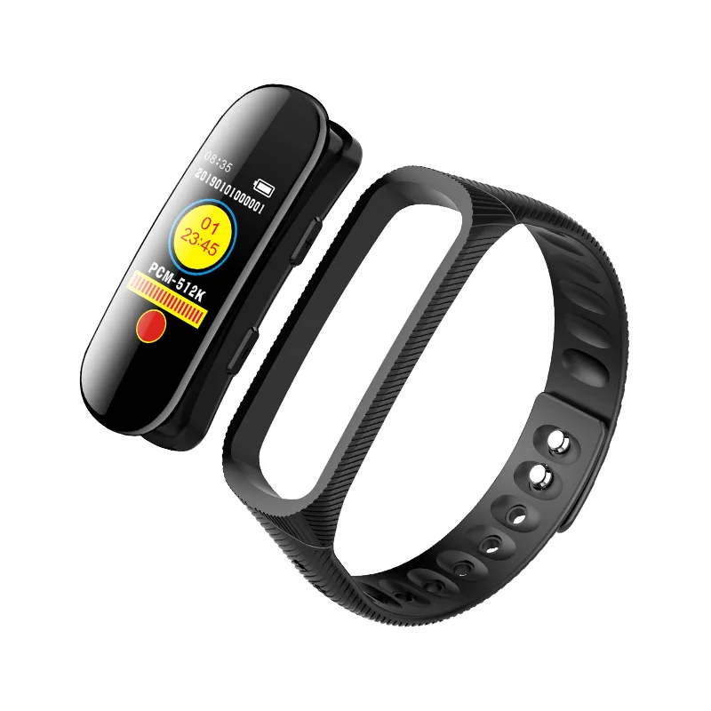 S6+ Color Screen Voice Recorder HD Noise Reduction AI Smart Long‑time Encrypted Audio Recorder Voice Activated MP3 Player for Me