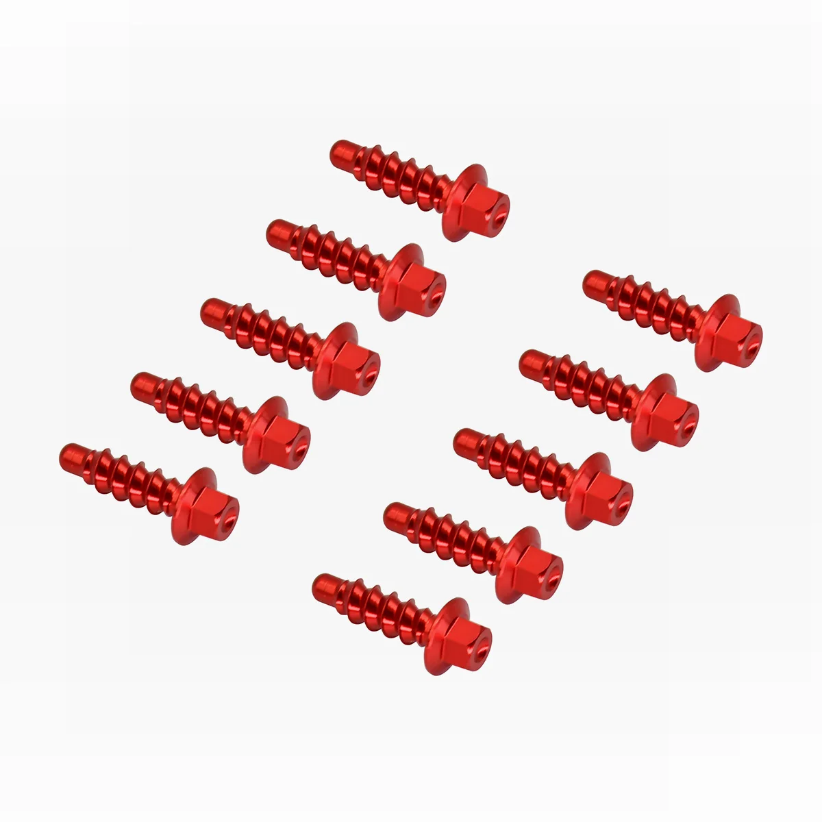 2004-2024 10Pcs CNC Aluminum Self Tapping Screw Bolts Kit For KTM EXC EXCF XC XCF XCW SX SXF For Husqvarna FE TE FC TC FX TX