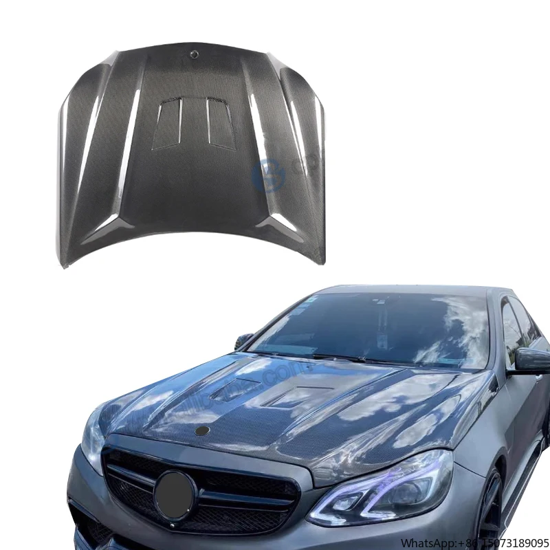 

Customized Lightweight Style Carbon Fiber Bonnet Hood for E-COUPE W212 E63 2013-2015 Engine Hood Upade