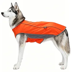 High Collar Big Dog Coat Jacket for Medium Large Dogs Winter Pet Clothes Labrador Shepherd Bulldog Raincoats mascotas Clothing