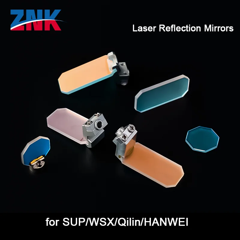 ZNK Original Fiber Laser Reflection Mirrors with Holder for SUP WSX Qilin HANWEI Hand-Held Laser Welding Machine