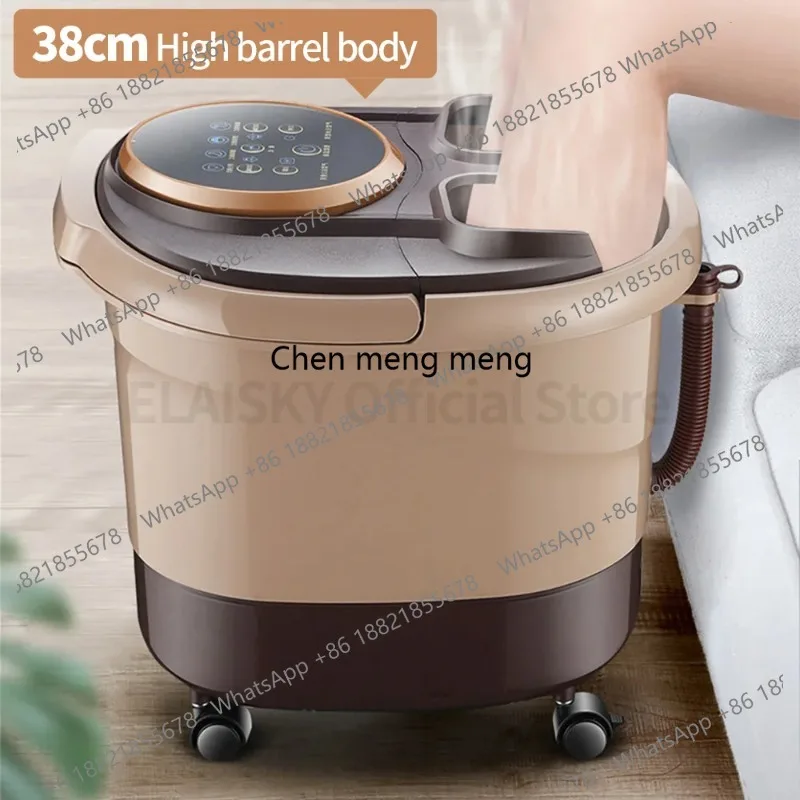 Foot Bath Artifact Footbath Household Electric Massage Heating Foot Bath Barrel with Automatic Tub Foot Bath Massager