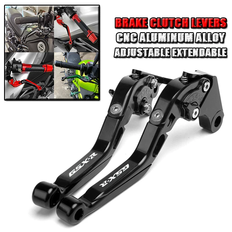For Suzuki GSXR125/GSXR150 GSX-R 125/150 Clutch Lever Brake Lever Set Foldable Adjustable Handle Levers Motor Accessories Parts