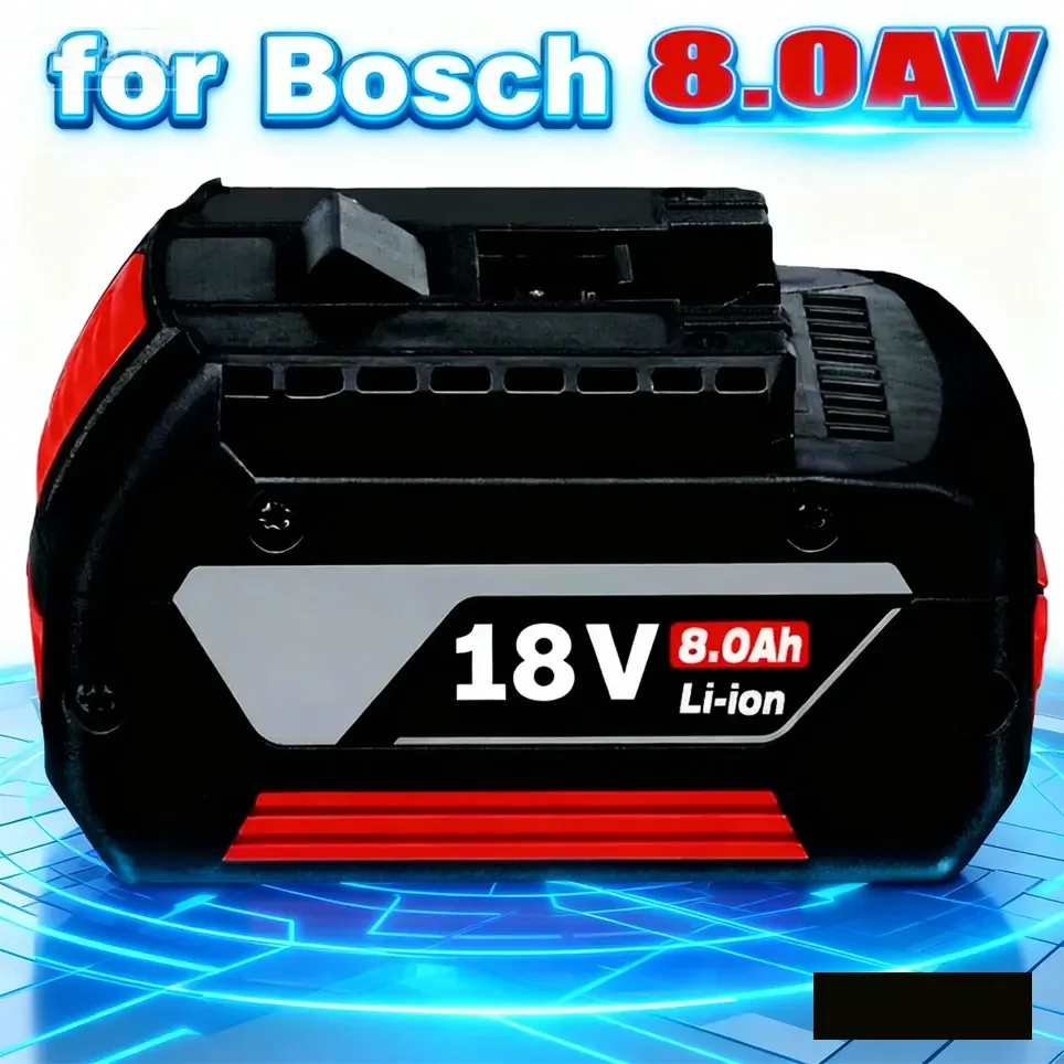 Originale NUOVO per BOSCH BATTERIA 18V GBA 18V 6Ah 18V Professionale GBA GSR GSB BAT609G BAT622 BAT618G con Indicatore di Carica