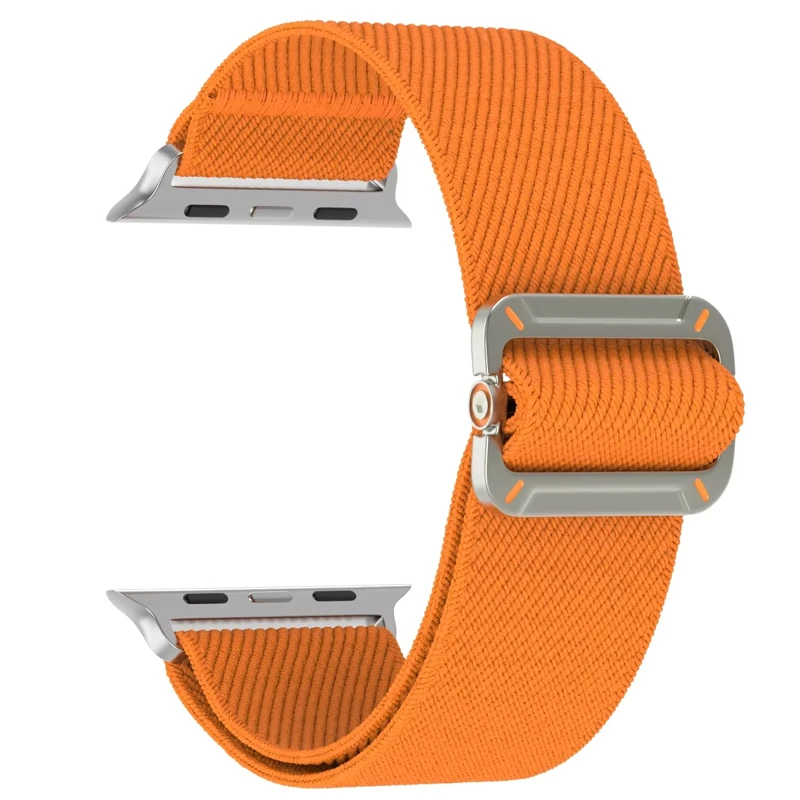 

Adjustable Nylon Strap for Apple Watch Band Series 10 9 8 7 6 5 SE Ultra 2 49mm 44mm 45mm 40 41 42-46mm metal buckle Accessories