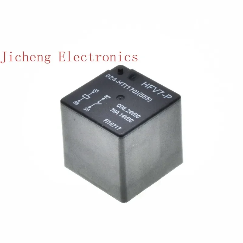 

10PCS Automotive relay HFV7-P-012 024HT HPT 4 pins, a set of normally open