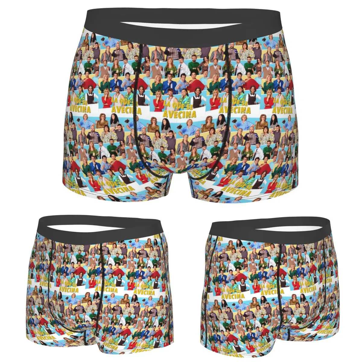 

Boxer Underpants Shorts La Que Se Avecina Panties Male Comfortable Underwear for Homme Man Boyfriend Gifts