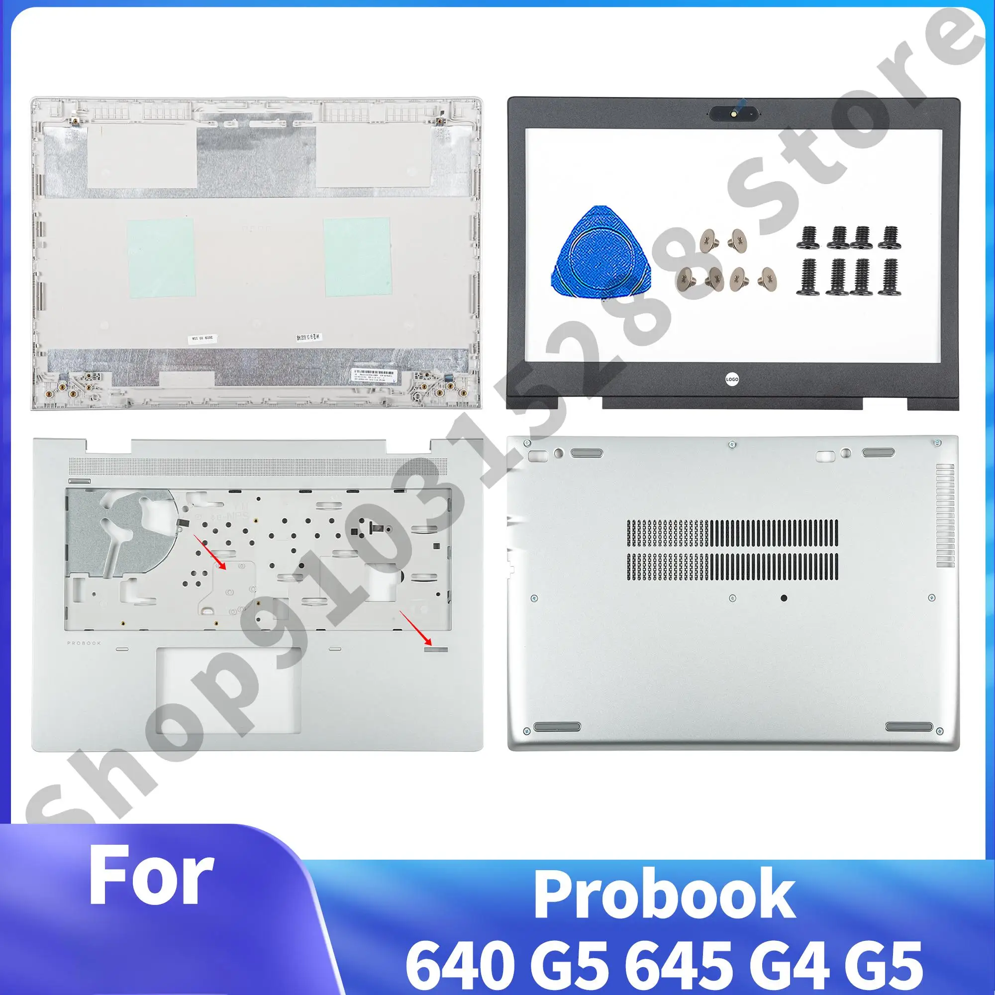 

Cover For ProBook 640 G5/G5 645 G4 G5 Back Cover L09526 Front Bezel L75355 Palmrest/Bottom Case hinges Repair