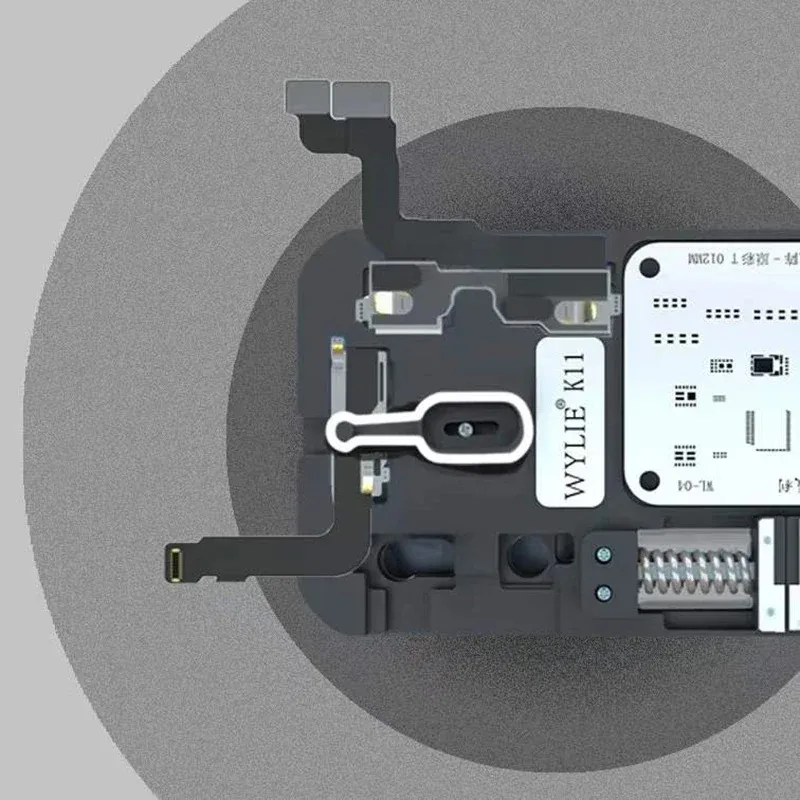 WYLIE-accesorio de reparación de matriz de puntos para IPhone X-15, serie completa, reparación de cámara, plataforma de plantación de estaño, herramientas de reparación, K11